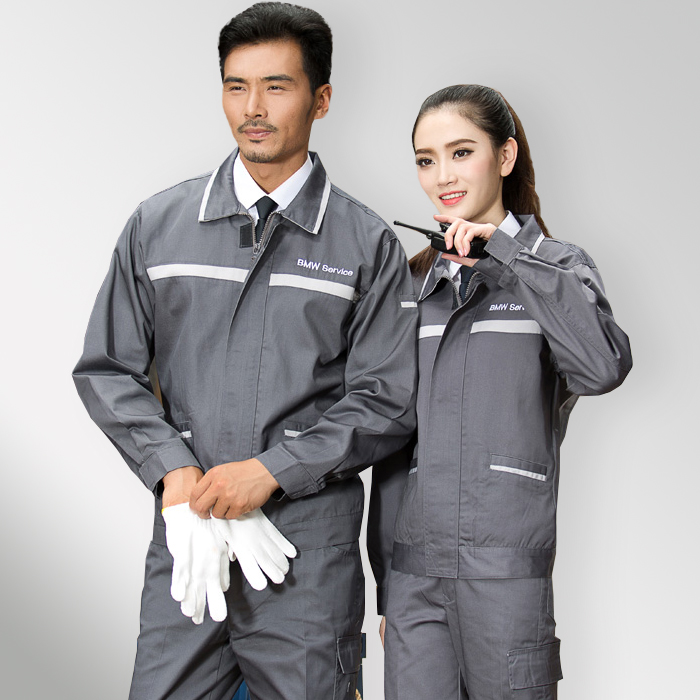 寶馬4S店工作服套裝 汽車勞保服 JL-QX013