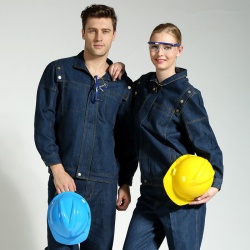 國家電網牛仔服，電焊工作服 JL-NZ001